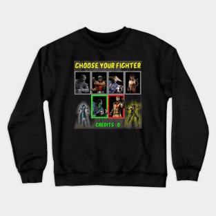 Choose your fighter Mortal Kombat Team Crewneck Sweatshirt